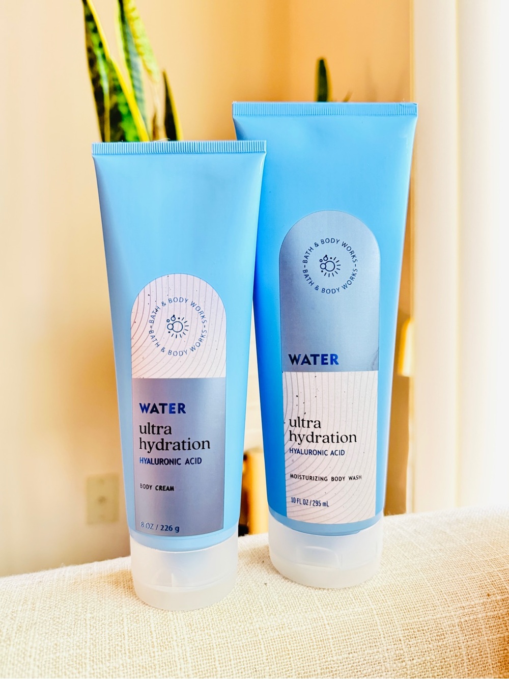 Bath & Body Works Water Ultra Hydration Body Cream & Wash Brand New